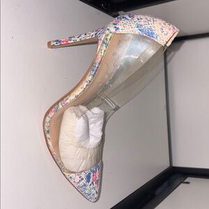 Mix No. 6 Multicolor Snakeskin Heels